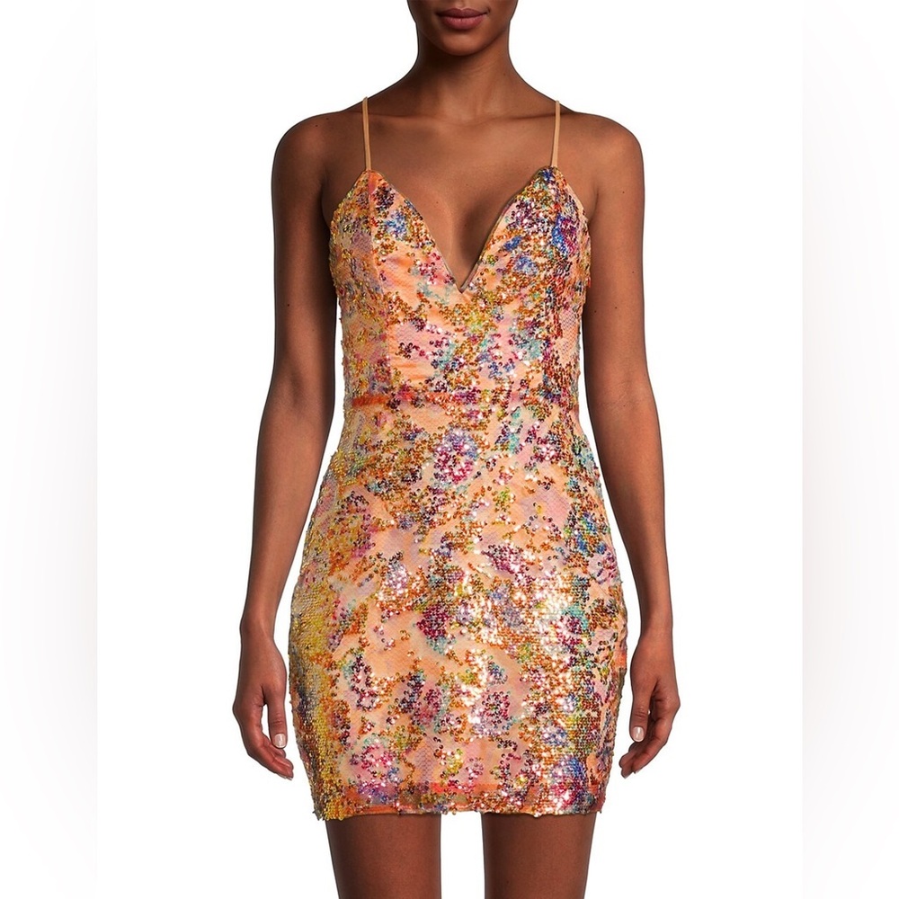 Ramy Brook Channing Sequined Mini Dress